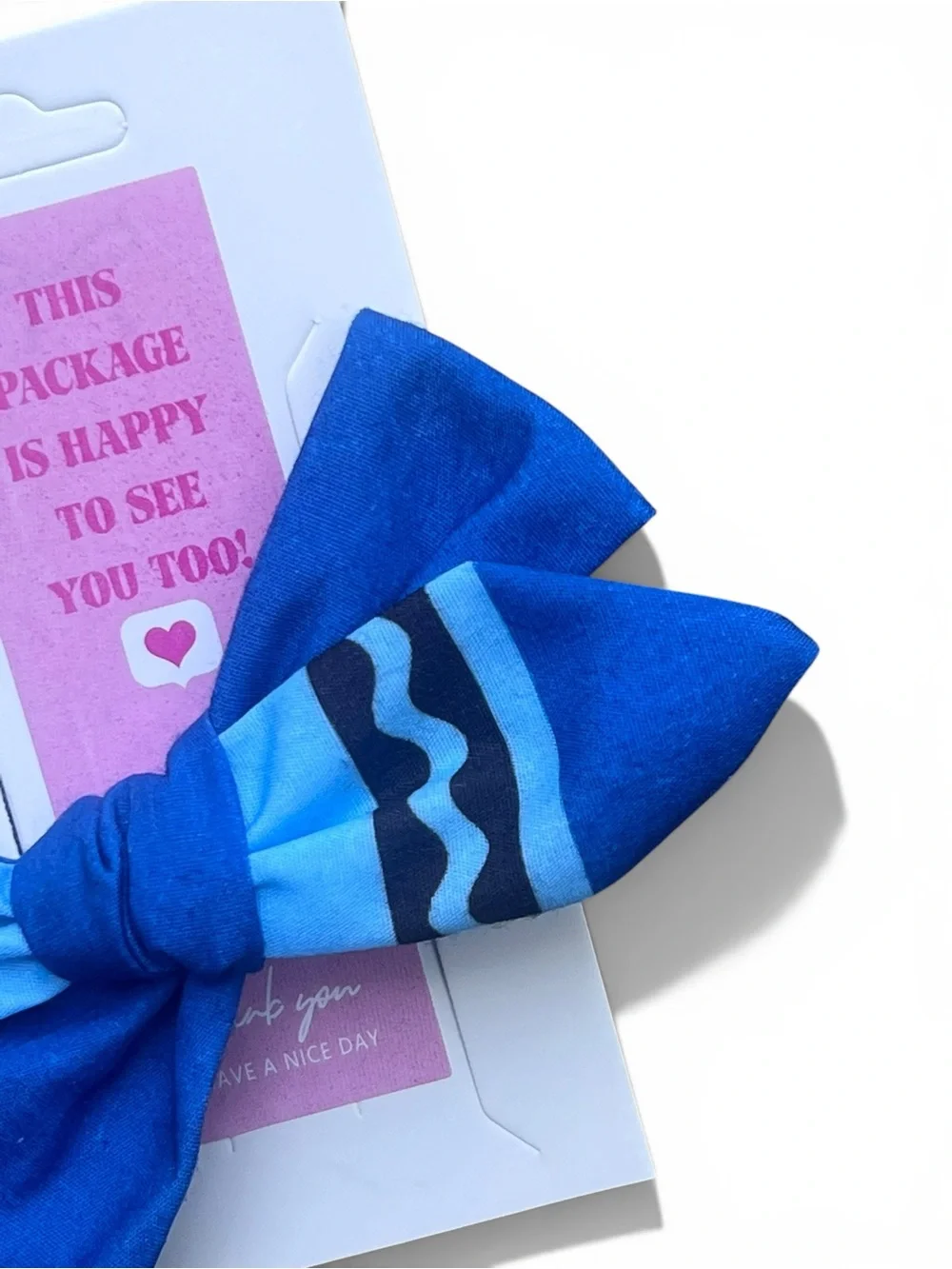 Handmade Blue Crayon Bow Hair Clip – Kids Boutique Hair Accessory NWT